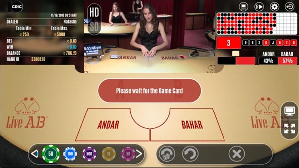 Live Dealer Interface