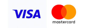 Visa and mastercard logos