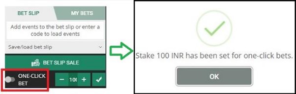 One click bet on betwinner
