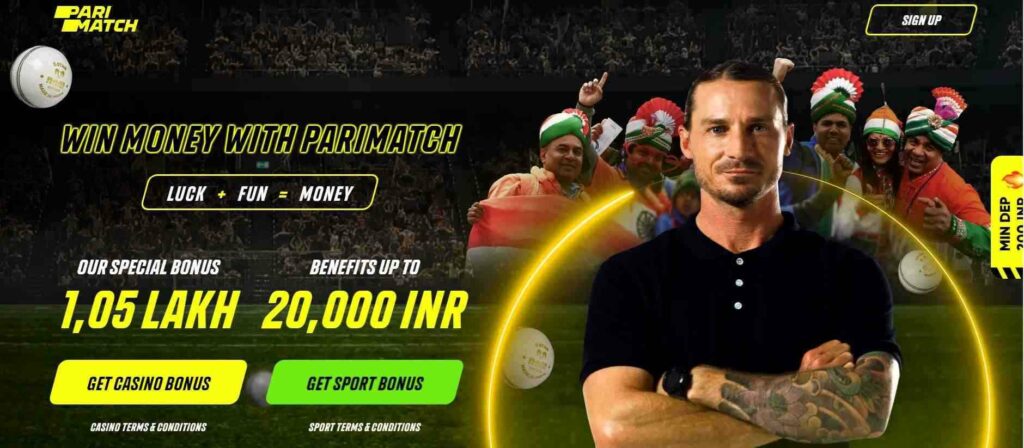 Parimatch homepage