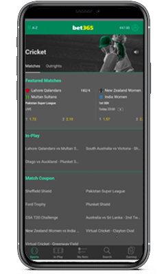 pasar kriket bet365 di ponsel