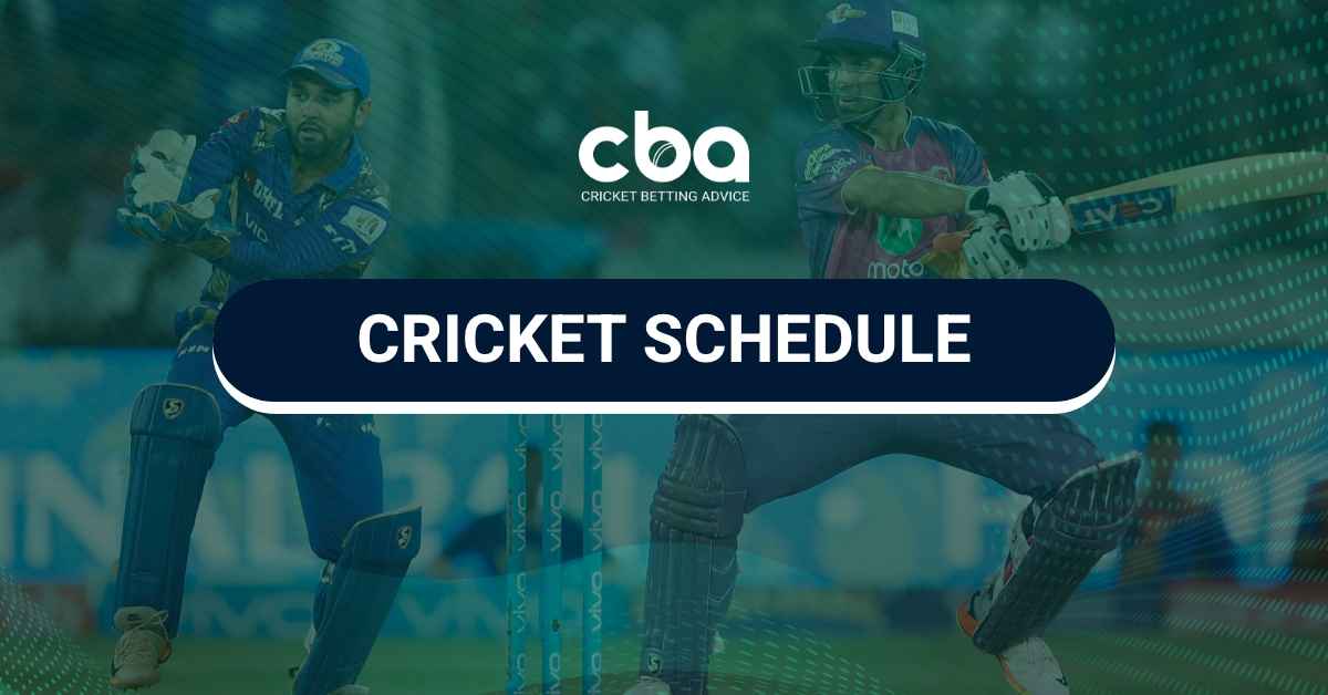 Cricket Schedule 2025 Key Dates & Details