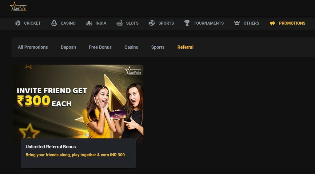 JeetWin refer a friend