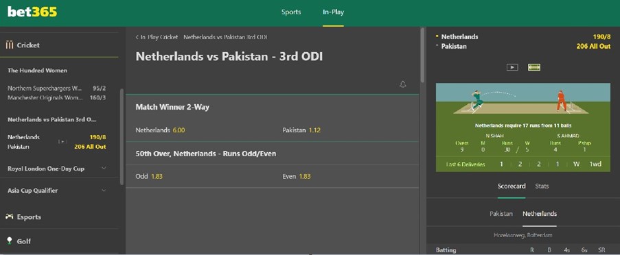 bet365 in-play