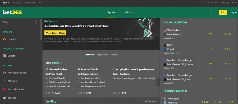 bet365 sports