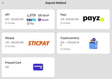 Fun88 deposit methods