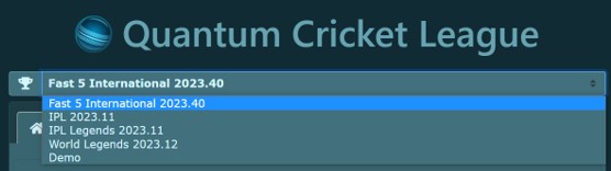 Quantum cricket league