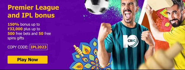 Premier League and IPL bonus offer on 10cric