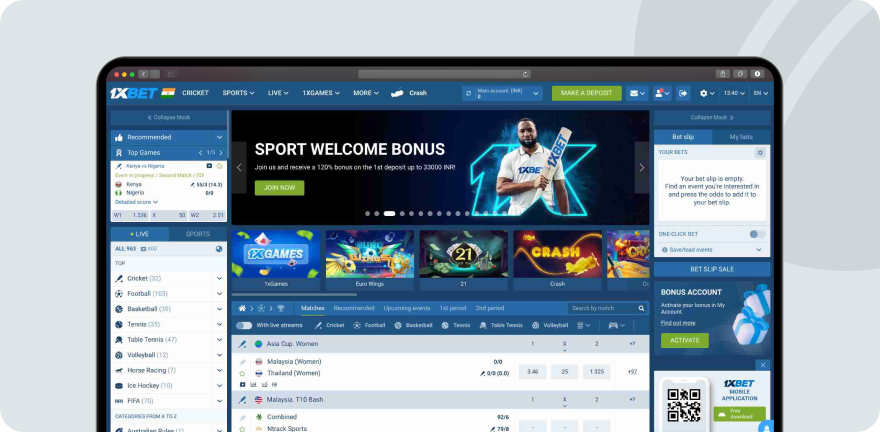 1xbet homepage