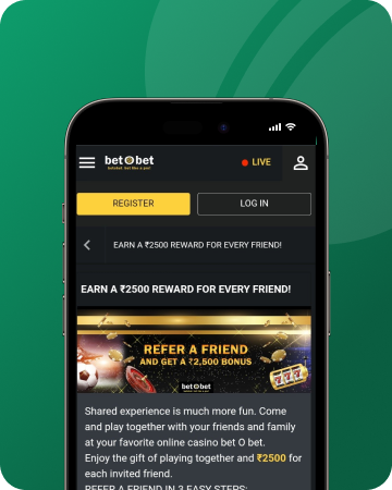 Betobet Refer a friend offer