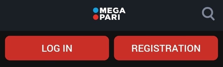 Megapari login page