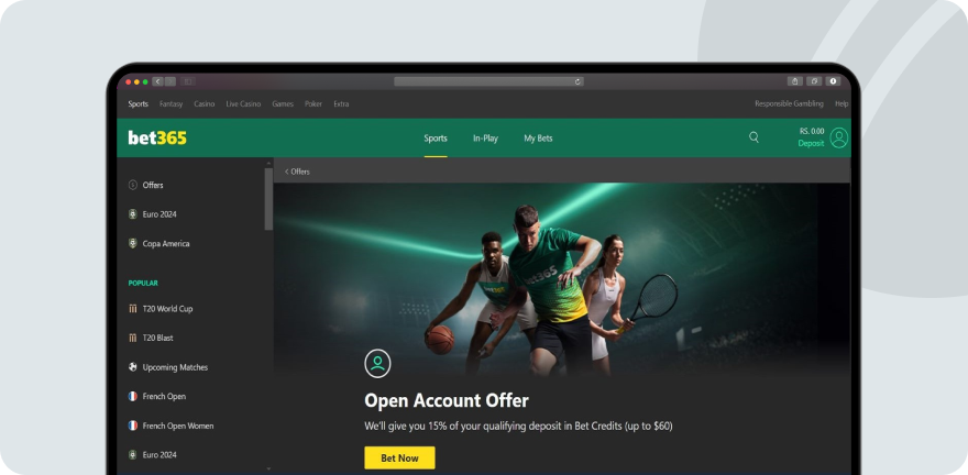 bet365 Offers Desktop