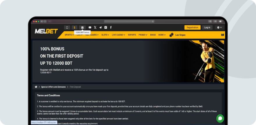 Melbet Offers Desktop