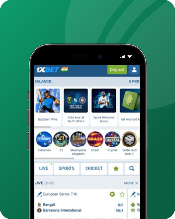 1xbet Cricket app