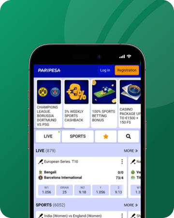 A screenshot of Paripesa Cricket app