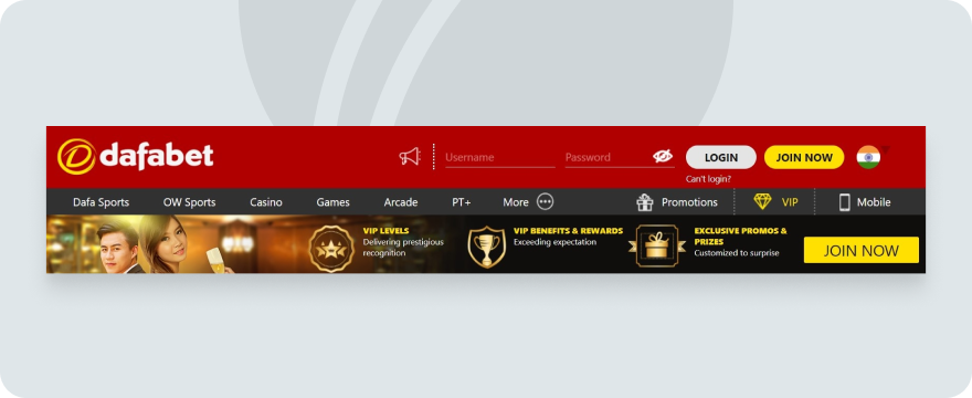 Dafabet VIP Banner