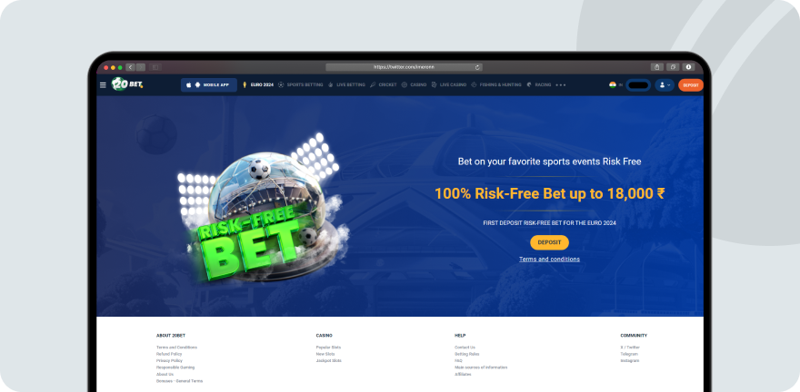 20bet free bets