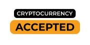 cryptocurrency accepted logo